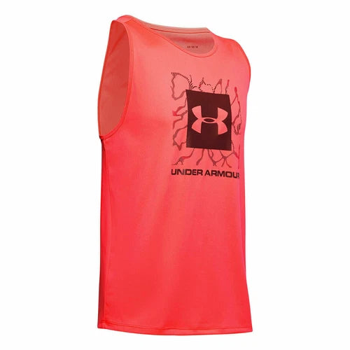 Under Armour Men's UA Tech™ 2.0 Graphic Tank, Beta Red, Small
