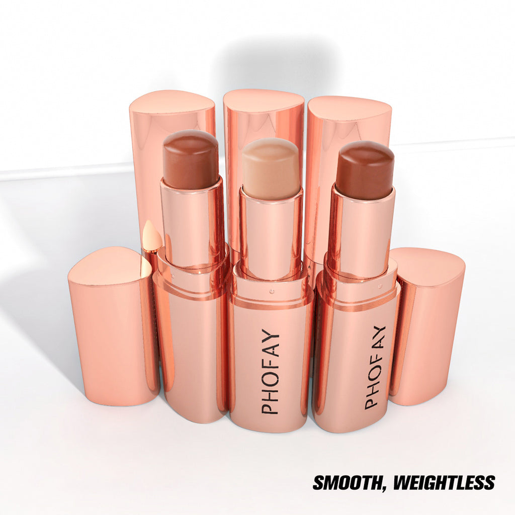 PHOFAY Cream Contour Stick Face Sculpting Makeup Long Lasting Blendable
