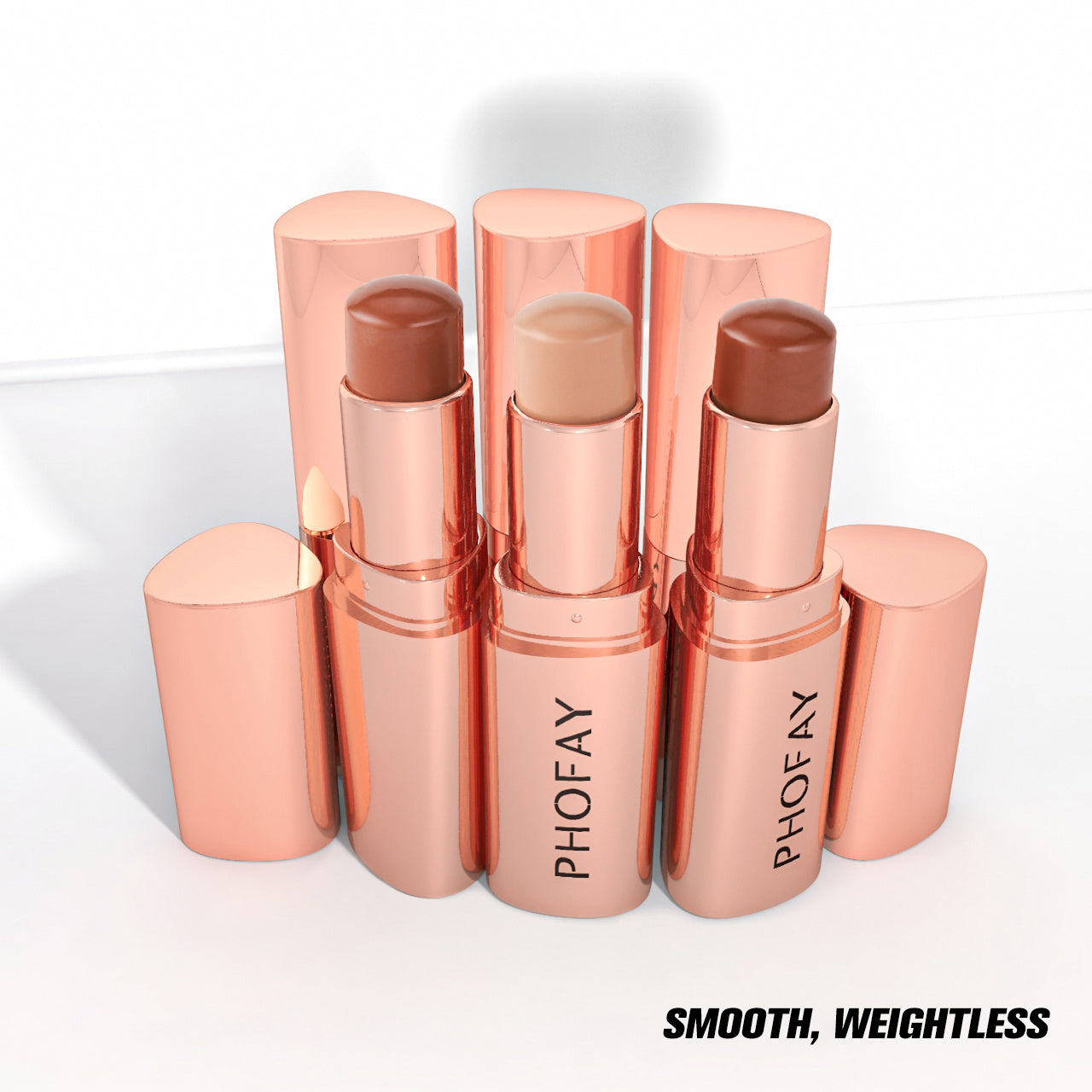 PHOFAY Cream Contour Stick Face Sculpting Makeup Long Lasting Blendable