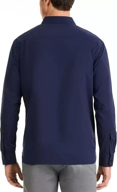 Van Heusen Men's Dress Shirt Regular Fit Stain Shield Stretch