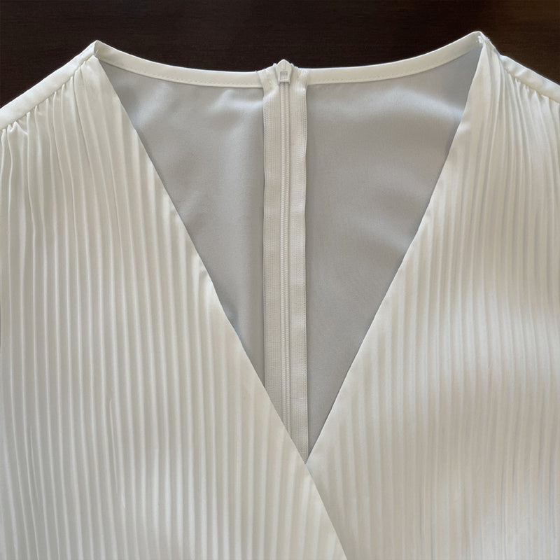 Women's Floral Print V-Neck Long Sleeve Maxi Dress A-Line Flowy Ruffled For Spring & Summer Vacation & Evening Party