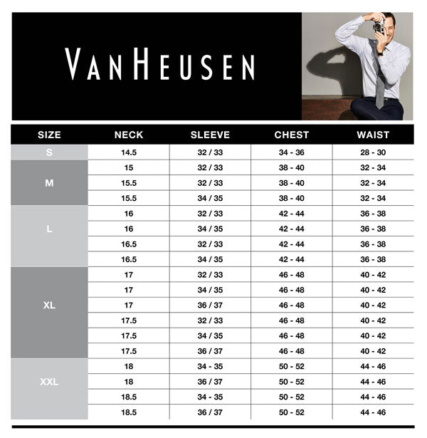 Van Heusen Men's Dress Shirt Regular Fit Stain Shield Stretch