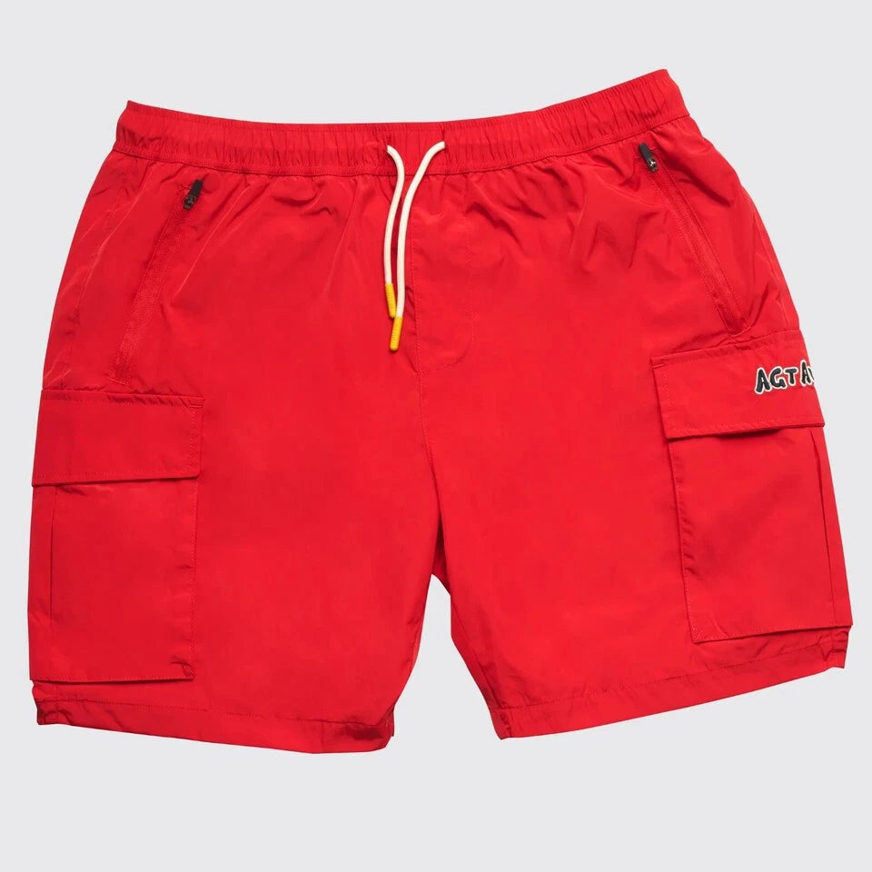 AGTAWH Unity Welcome Shorts,Tango Red, Large