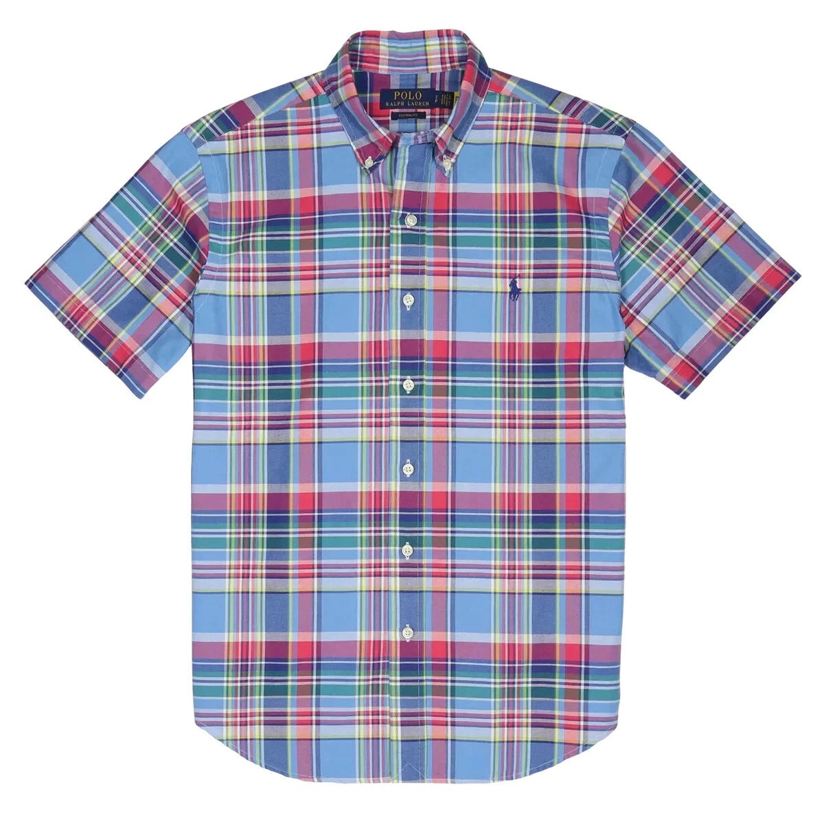 $115 Polo Ralph Lauren Men's Classic-Fit Plaid Oxford Shirt, Multi, S