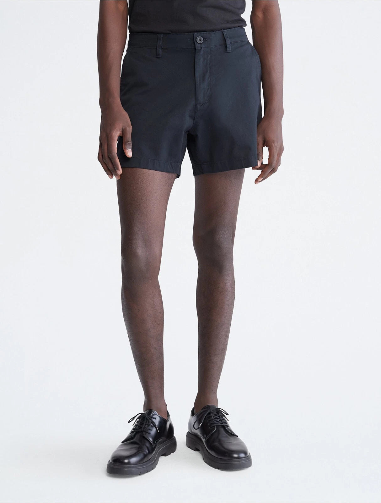 $59.50 Calvin klein Men's 5-Inch Chino Shorts Black Size XL