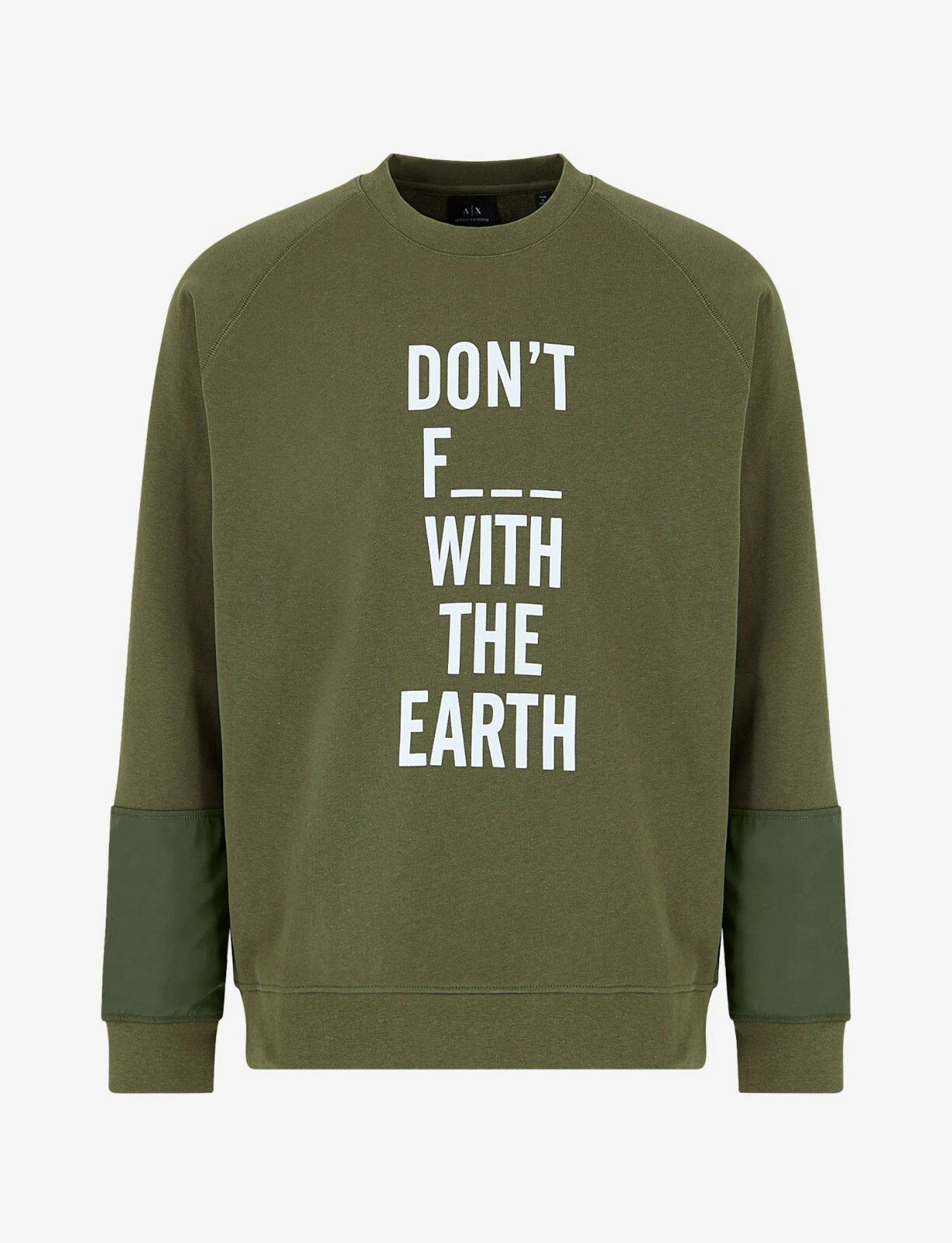 $130.00 Armani Exchange Recycled-Cotton Sweatshirt,Green,L