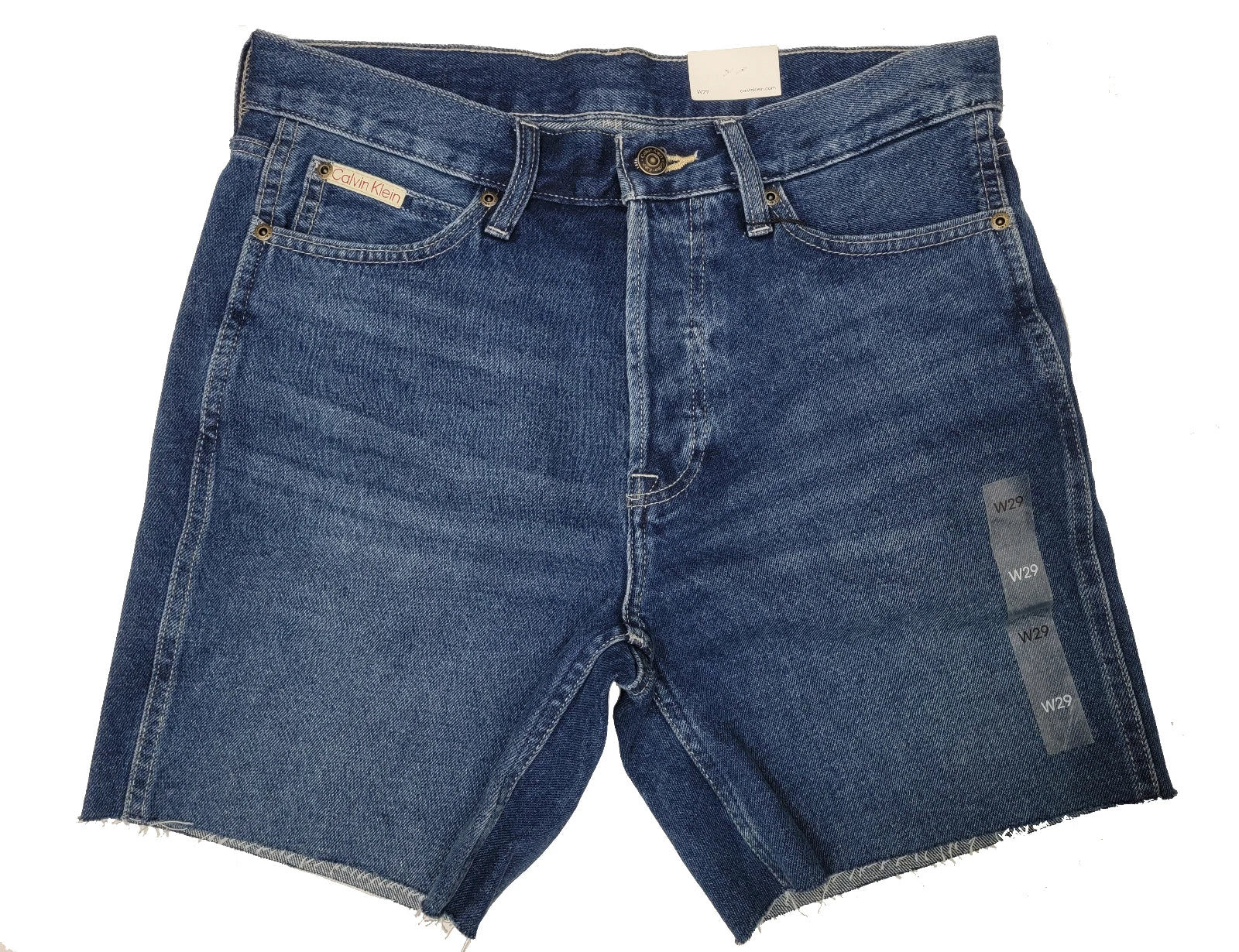 $79.50 Calvin Klein Women's Relaxed Fit Shorts Indego Blue Size 38