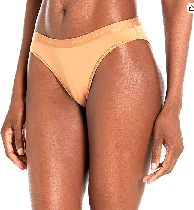 Calvin Klein Women's Form to Body Bikini Panty, Cedar, 3X