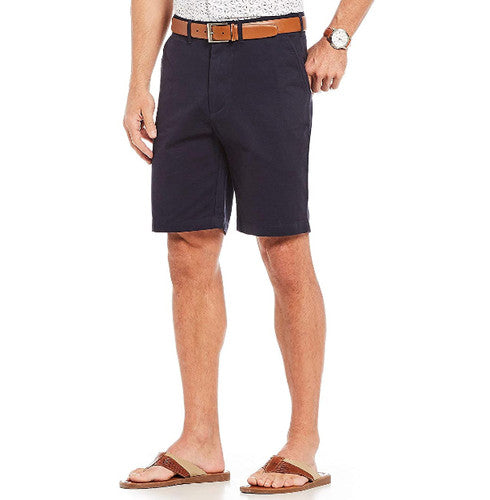 Cremieux Atwood Performance Flat-Front 9" Inseam Shorts Stone (Navy Blazer, 40)