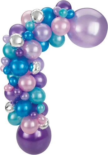 Multicolor Latex Balloon Garland Kit 5"&24" Birthdays, Wedding, Events, Cosmic