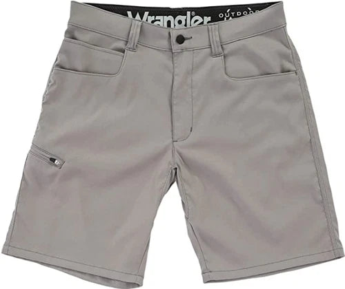 Wrangler Flap Pocket Performance Utility Short, Brushed Nickel, 42 Regular