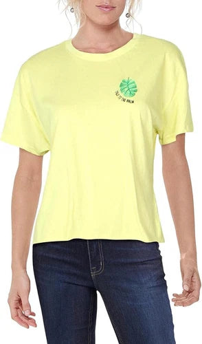 Rebellious One Juniors' Talk to The Palm Graphic T-Shirt (X-Large)