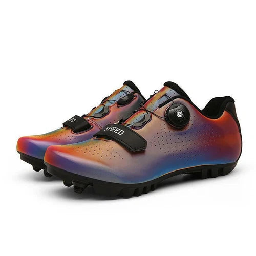 Self-Locking Mountain Unisex Cycling Shoes Outdoor Bicycle Bike 40/6.5 M - 8.5 W